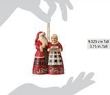 HG Santa & Mrs. Claus Ornament - by Jim Shore