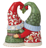 Gnome Couple Under Mistletoe Figurine - by Jim Shore