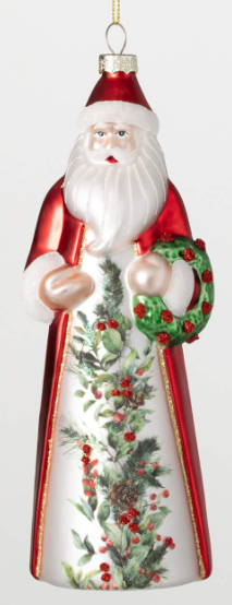 Retro Santa Ornament