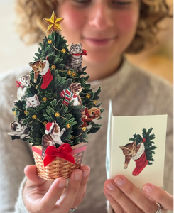 Holiday Mini Pop Up Tidings of Joy - by Freshcut Paper (Several Styles Available)