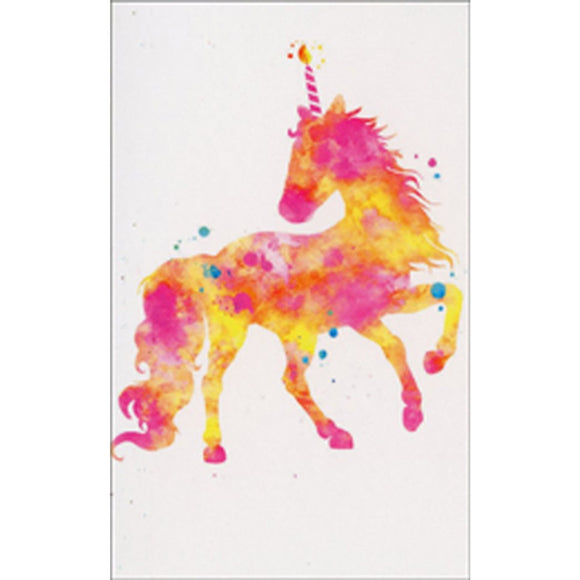 Card - AP/Enclosure - Unicorn Birthday Candle