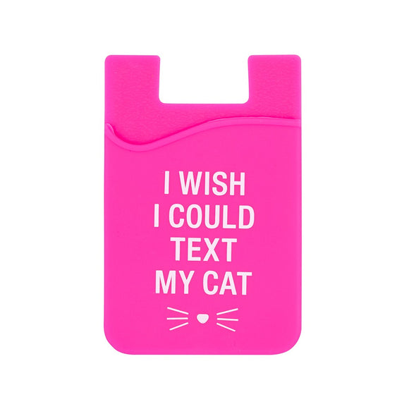 Text Cat Phone Pocket