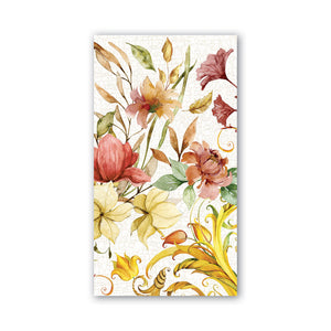 Fall Leaves & Flowers Hostess Napkins