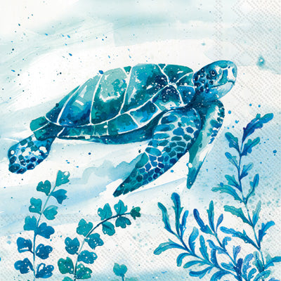 Aquaworld Waterturtle Cocktail Napkin