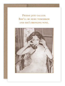 Card - SM/Birthday - Friday Just Called