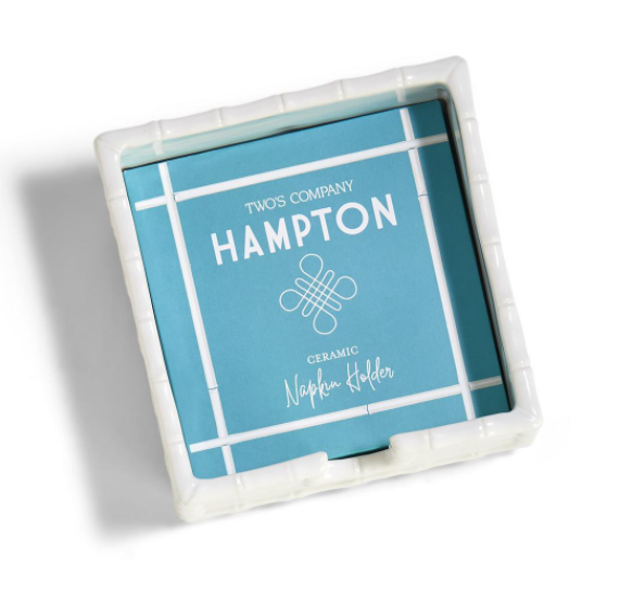 Hampton Faux Bamboo Cocktail Napkin Holder