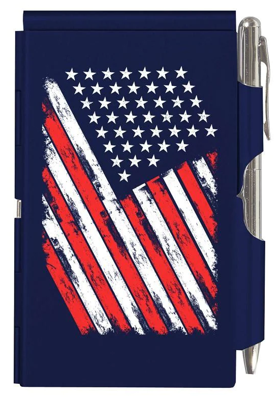 Flip Note - Distressed Flag