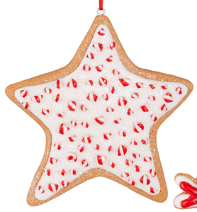 Star and Snowflake Cookie Ornament - 2 Styles Available