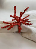 Red Coral Napkin Ring